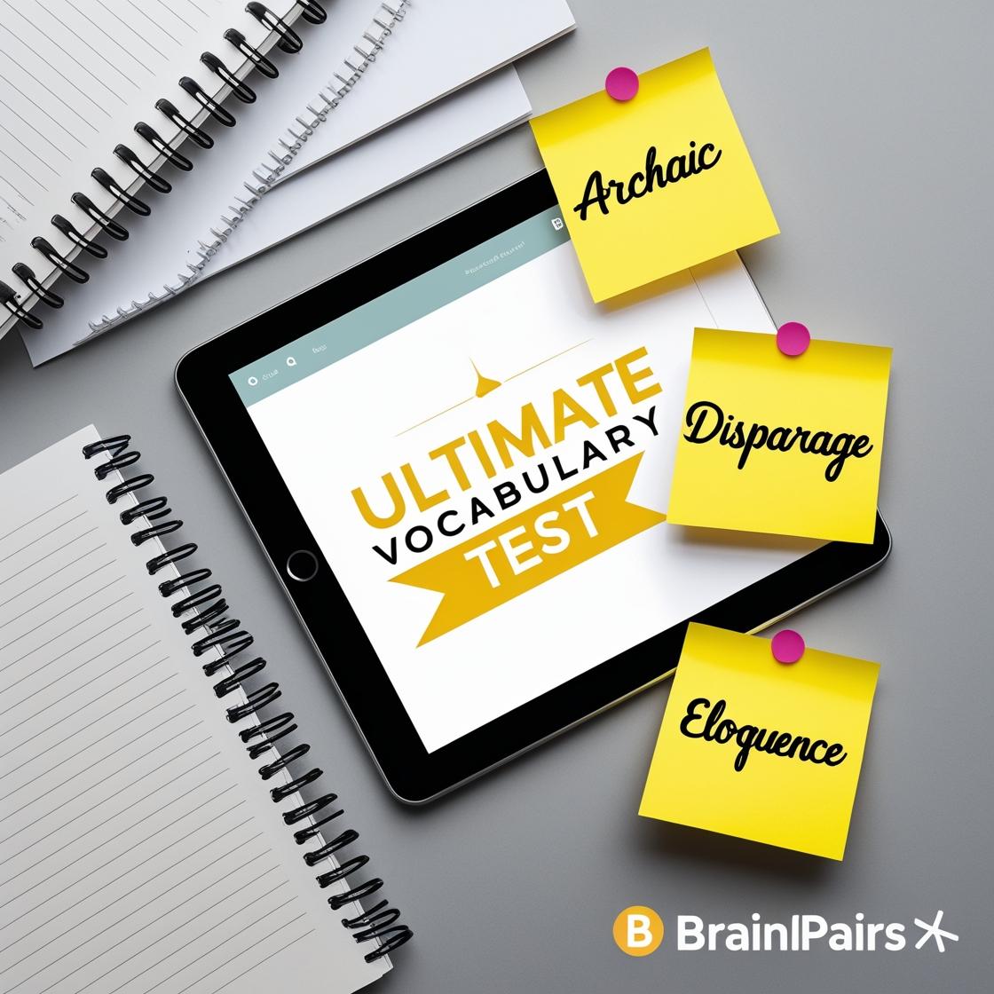 BrainPairs Word Mastery Pack – Advanced Vocabulary Quiz Set (Part 2)