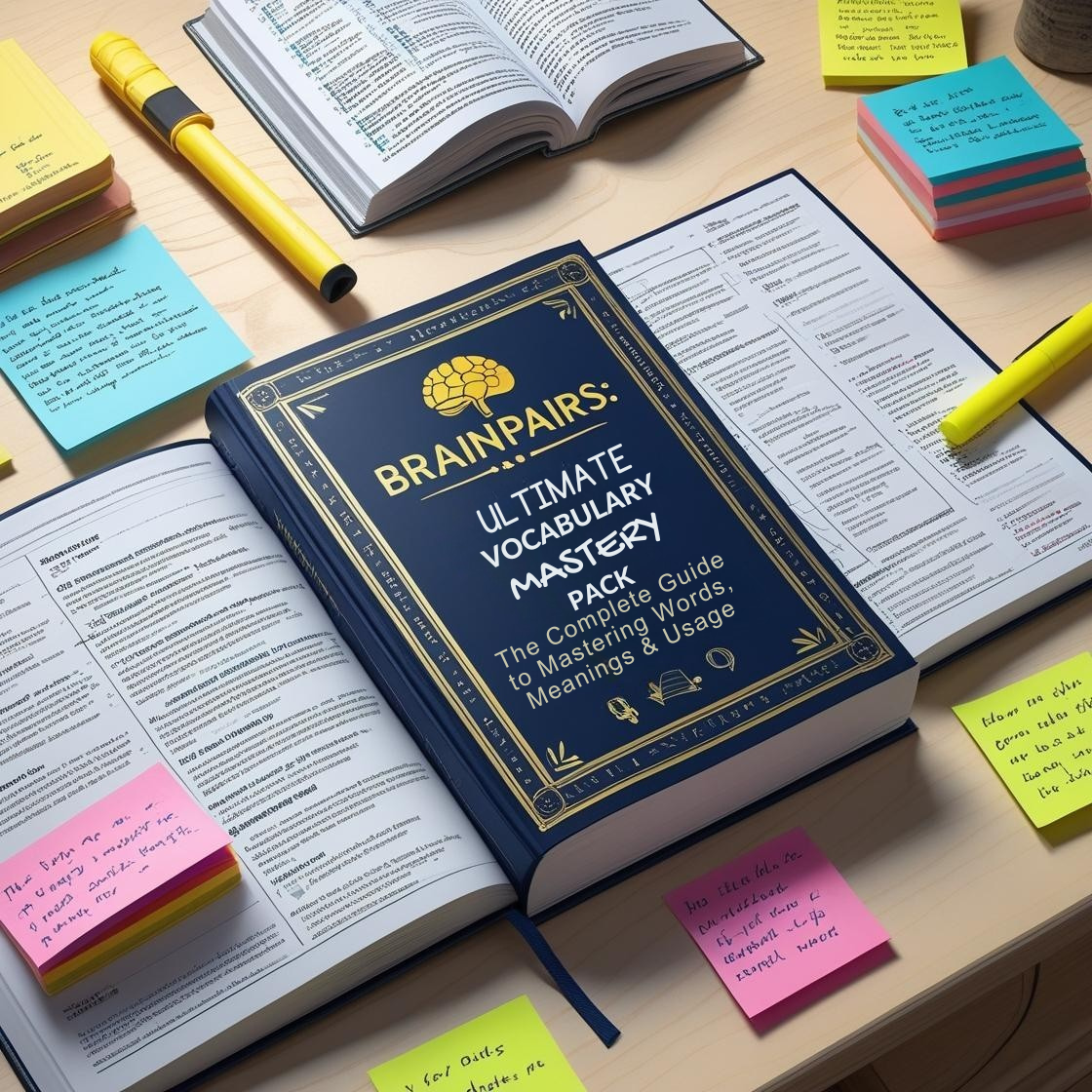 BrainPairs: Ultimate Vocabulary Mastery Pack (100+ Challenging MCQs)