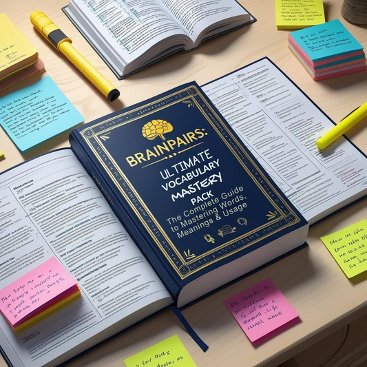 BrainPairs: Ultimate Vocabulary Mastery Pack (100+ Challenging MCQs)